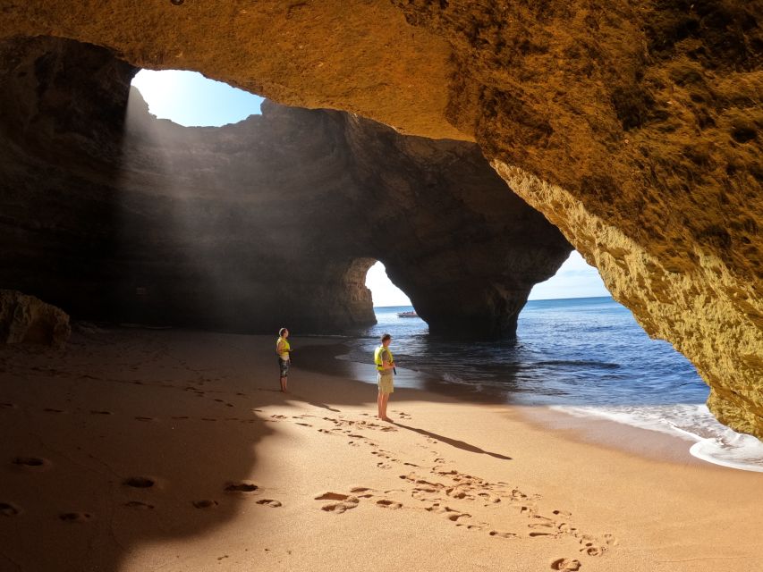 Benagil: Sunrise kayak tour Benagil caves and secret spots - Benagil Beach and a refreshing swim