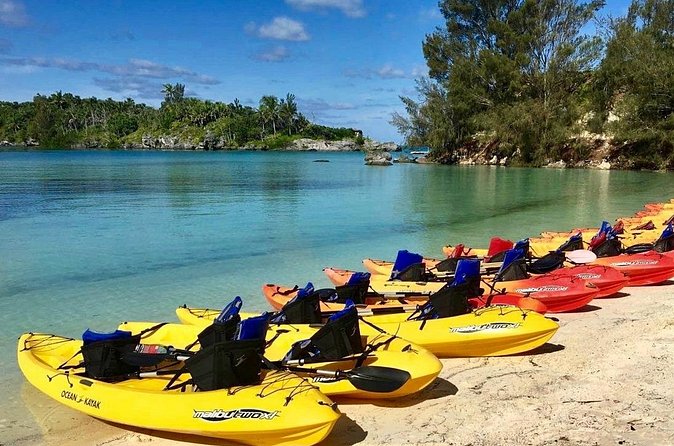 Bermuda Kayak Eco-Tour - The beach break and swim