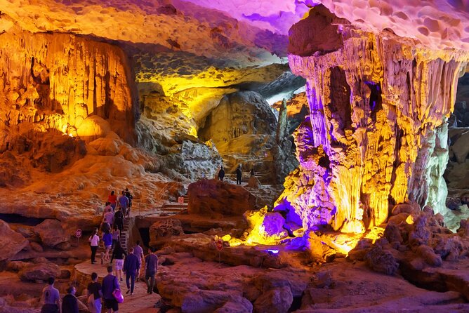 Best Halong 5 star Day Trip, inclusive,buffet,cave,kayak,transfer - Titop Island: beach time and a steep viewpoint