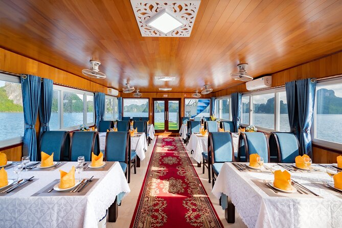 Best seller Halong Bay Day Cruise - The return cruise and the promised sunset snacks