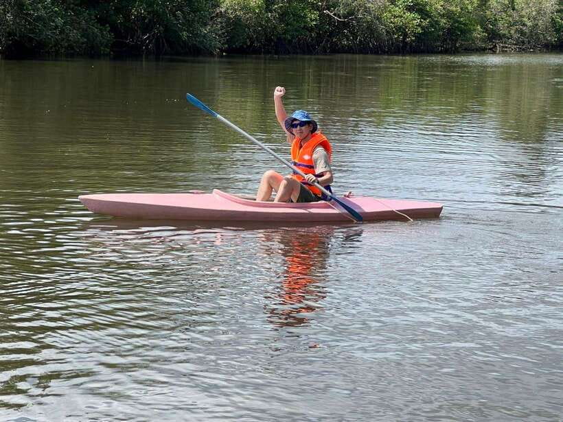 Best Seller Northern Phu Quoc & Kayak Aventure with lunch - Kayaking the quiet Cua Can River