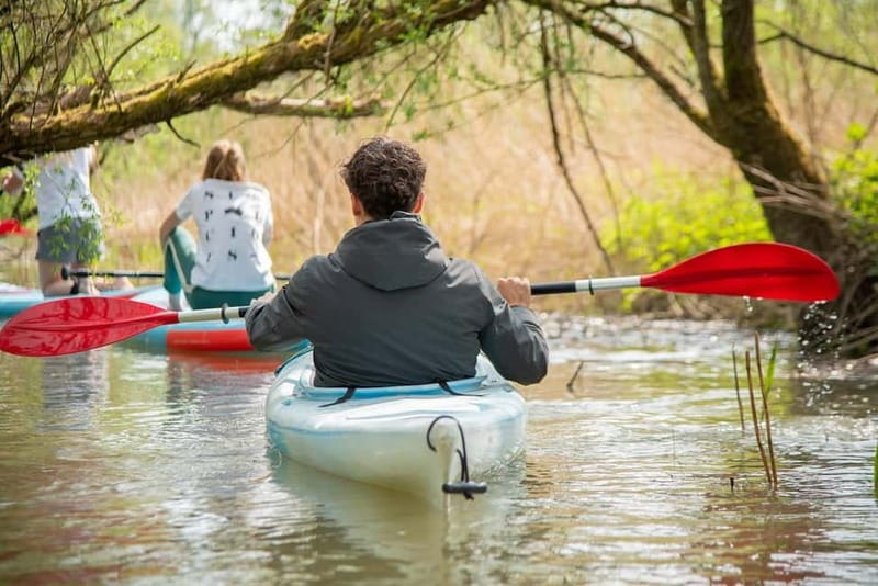 Biesbosch: Kayak Rental with Route Map and Life Jacket - Collecting the canoe, map, and safety gear