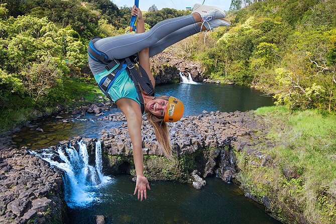 Big Island 9-Line Zipline Experience Plus Private Waterfall Swim - The private waterfall swim is more than a short add-on