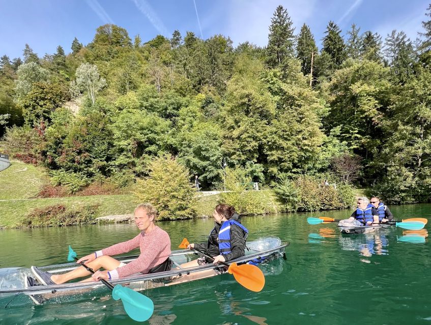 Bled: Guided Kayaking Tour in a Transparent Kayak - Starting at the rowing center, not downtown