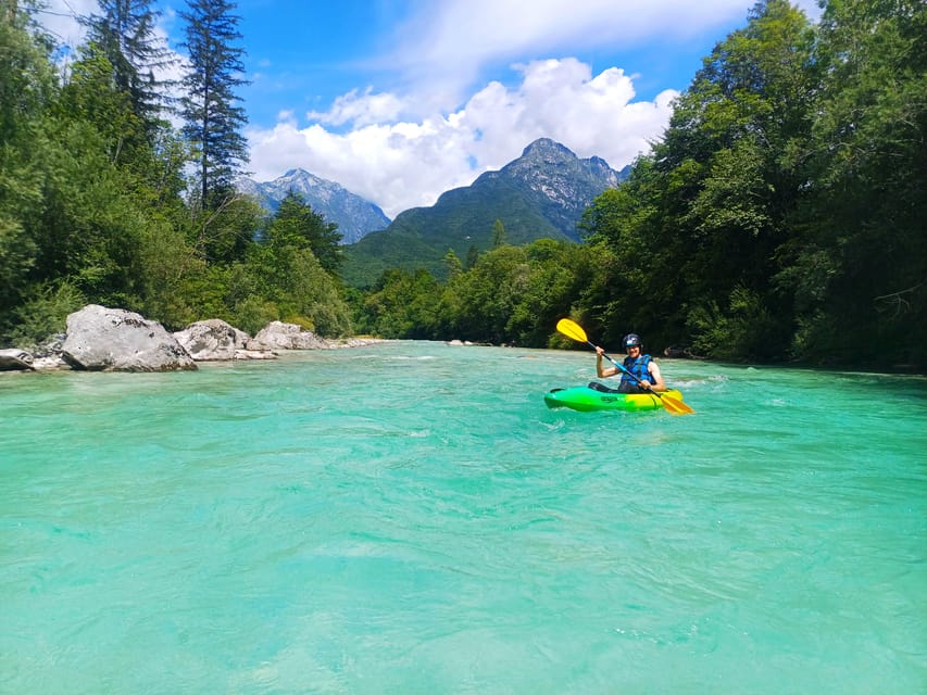 Bovec: Iconic Sit-on-Top Kayak Tour on Soča River +FREEphoto - Is $75 a fair price?