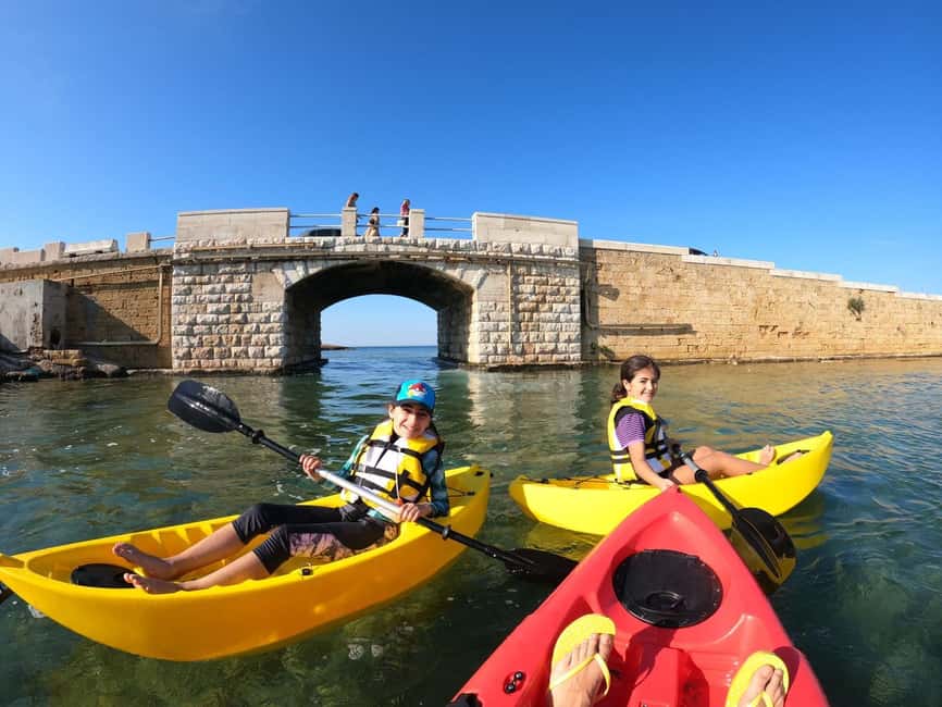 Brindisi: Guided Kayak Tour - The first hour on Brindisi’s coast