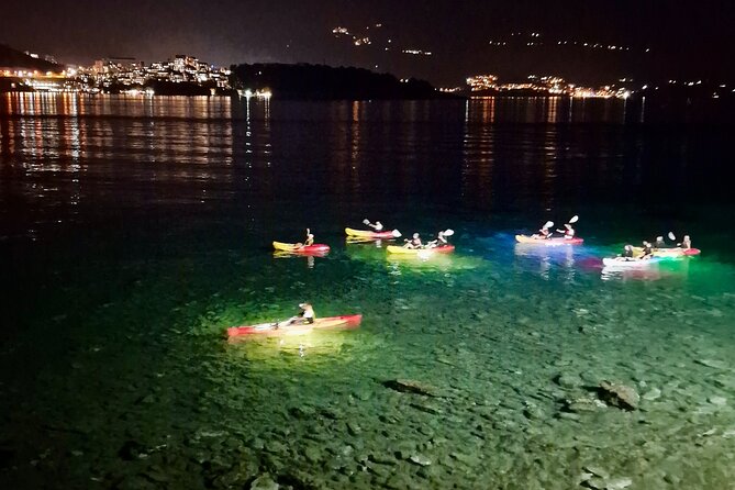 Budva: 2-Hour «Night Lights» Kayak Tour - Floating beneath the LED glow