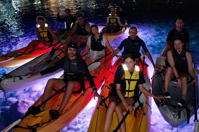 Budva: 2-Hour «Night Lights» Kayak Tour - Crossing the shallow ridge toward Sveti Nikola