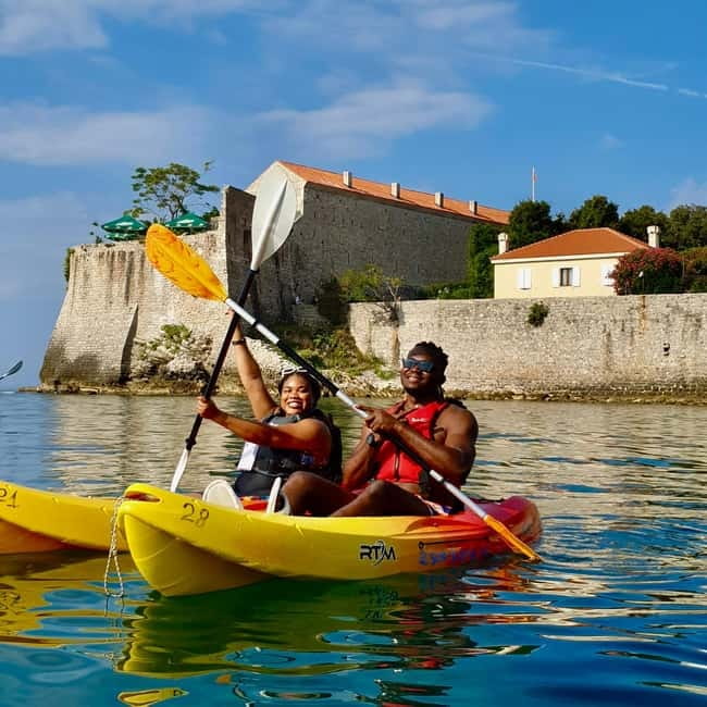 Budva: 3-Hour Paddle Board or Kayak Tour to Coastal Caves - Old Town views from the water