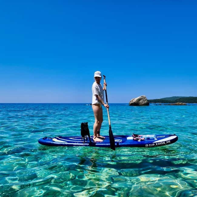 Budva: 3-Hour Paddle Board or Kayak Tour to Coastal Caves - The Dancing Girl statue and the open coast