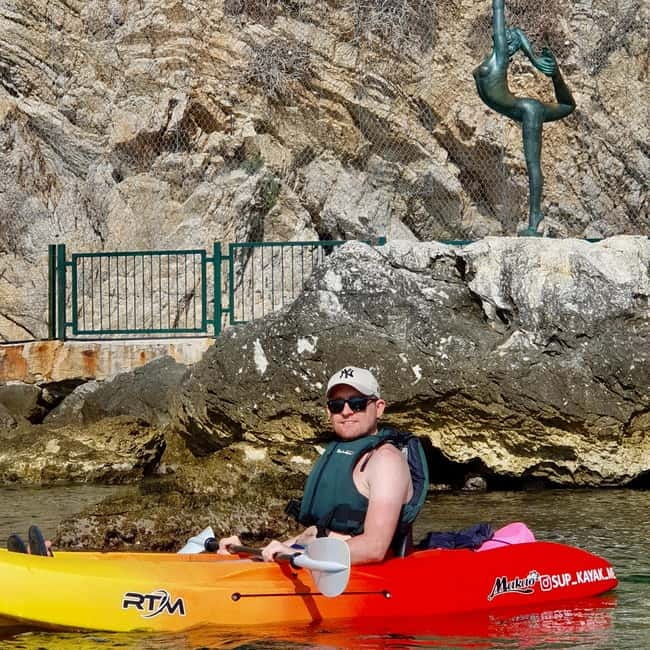 Budva: 3-Hour Paddle Board or Kayak Tour to Coastal Caves - Pigeon Cave and the natural passage