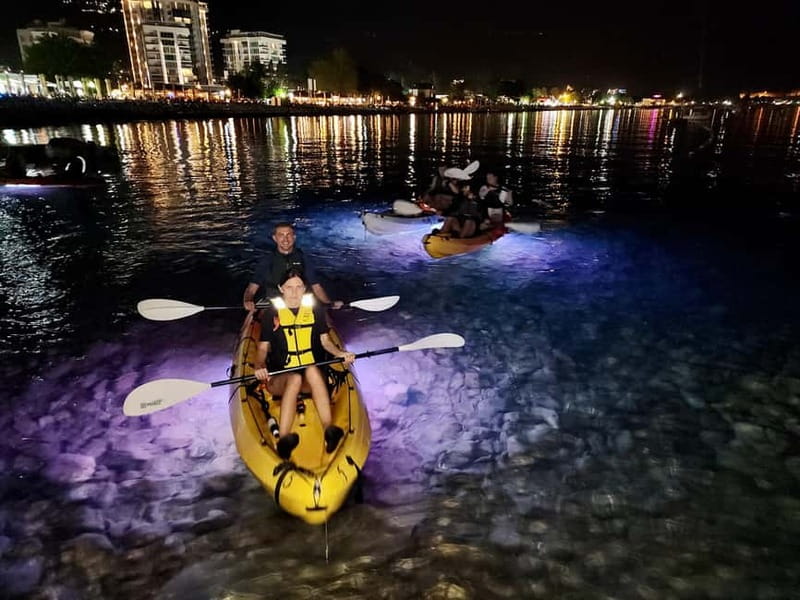 Budva: Night Lights Kayaking Tour - Why Budva looks better after sunset