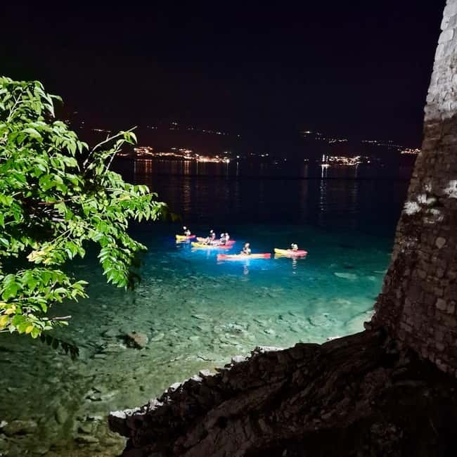 Budva: Night Lights Kayaking Tour - Starting at Watersport Center Yamaha