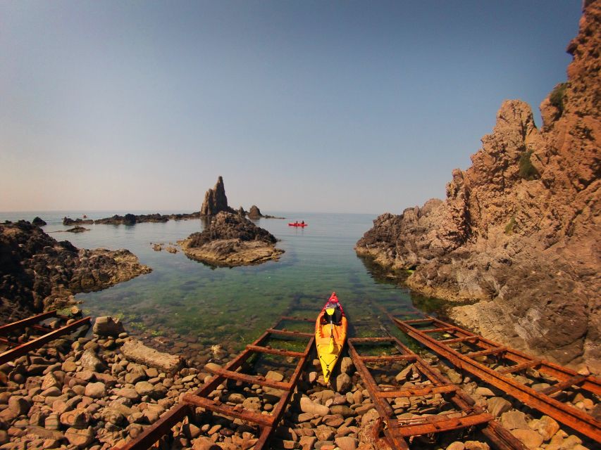 Cabo de Gata: Natural Park Kayaking and Snorkel Excursion - Paddling past cliffs, coves, and sea caves