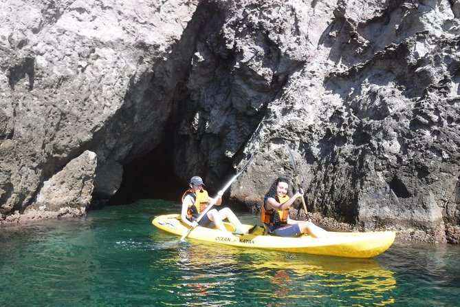 Cabo de Gata: Tour en kayak y snorkel full face + fotos incluidas - The Sirens reef and the possible caves