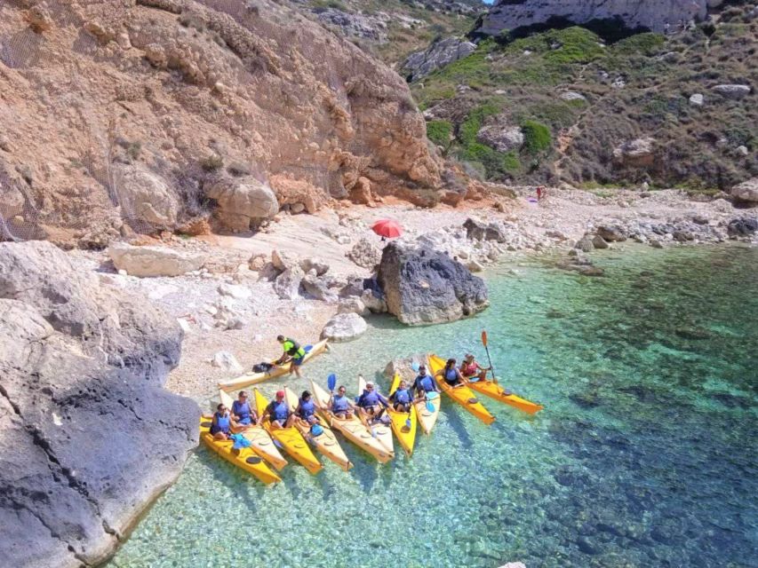 Cagliari: Guided Kayak Excursion in the Gulf of Cagliari - Gianfranco Pools and the first snorkeling stop