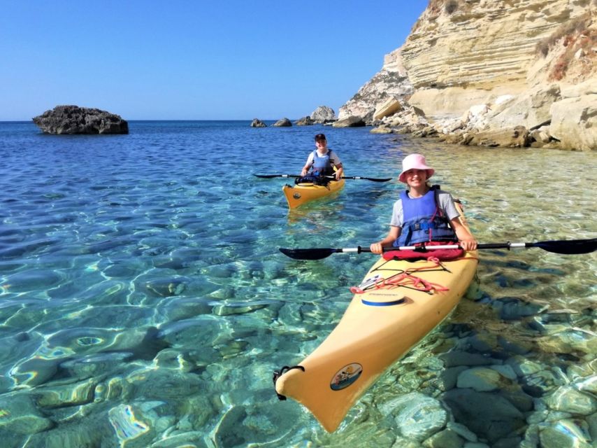 Cagliari: Guided Kayak Excursion in the Gulf of Cagliari - Capo Sant’Elia and Grotta del Cavallino