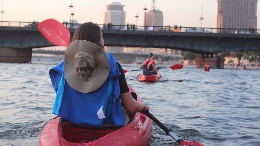 Cairo: Private Nile Kayaking Adventure with hotel transfers. - Getting ready for the Nile