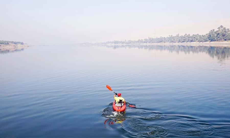 Cairo: Private Nile Kayaking Adventure with hotel transfers. - Two hours beside the ancient river
