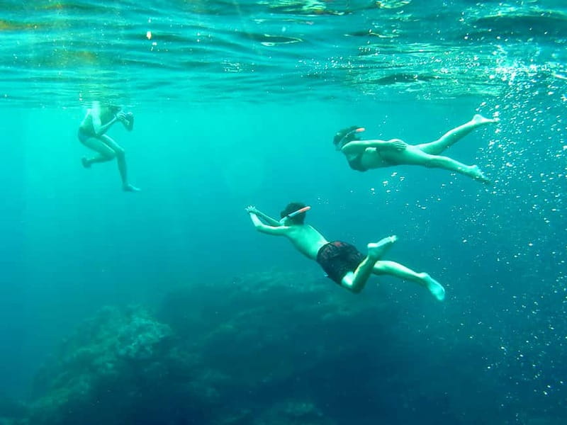 Cala Codolar: Sea & Caves Kayaking Tour with Snorkeling - The secret stop for snorkeling and swimming