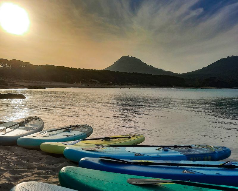 Cala Rajada: Stand Up Paddle Sunset Tour - Starting on shore at Cala Agulla or Cala Literas
