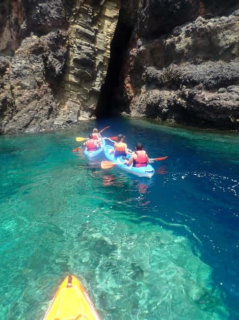 Calheta Kayak Tour - Caves, cliffs, and the value of a low viewpoint