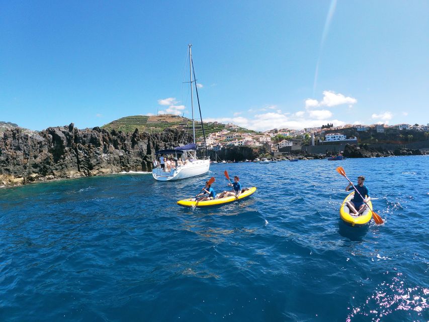 Câmara de Lobos: Private Guided Kayaking Tour in Madeira - The Cabo Girão view from below