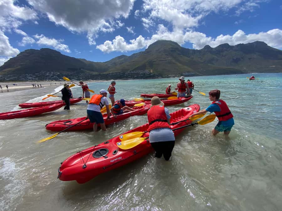 Cape Town: Guided Kayak Tour - Crossing Hout Bay toward Chapman’s Peak