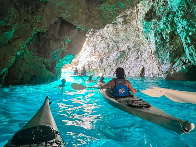 Capri: Caves and Beaches Kayaking Tour with GoPro Photos - Starting at Marina Piccola with a short lesson
