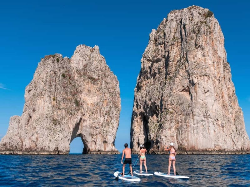 Capri: Caves and Beaches Paddle Board Tour with Photos - Starting at Capri Hydro in Marina Piccola