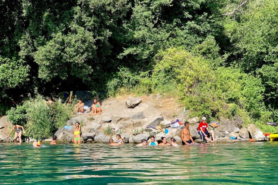 Castel Gandolfo: Kayak Food and Wine Tour - The Pope’s Trampoline and a hard-to-reach beach