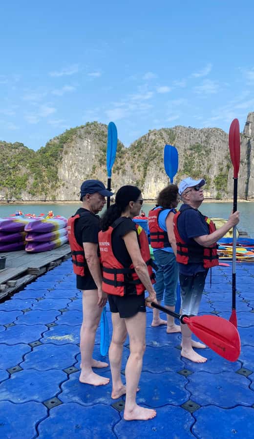 Cat Ba : Lan Ha Bay Bioluminescent Plankton Kayak Boat Tour - Kayaking after dark to find the glowing water