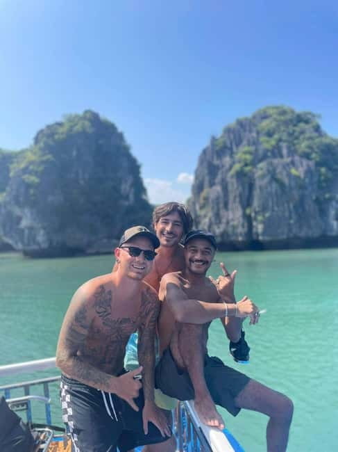 CAT BA: LAN HA & HALONG BAY – KAYAK, BIKE, LUNCH, SNORKEL - Sailing Through Lan Ha Bay and Ha Long Bay