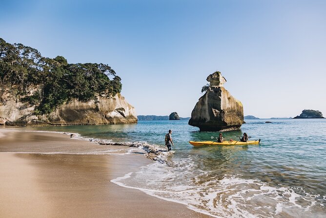 Cathedral Cove Kayak Tour - Setting out from Hahei Beach