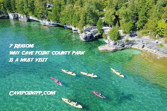 Cave Point Kayak Tour - Starting at Jacksonport and reaching the water
