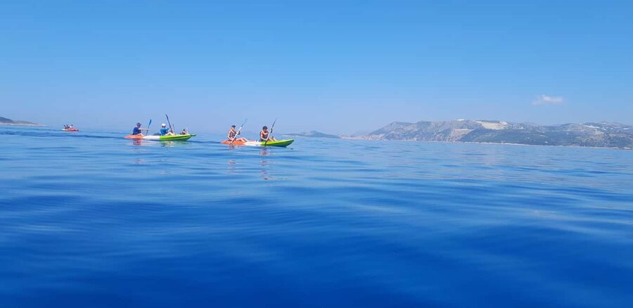 Cavtat: 'Pomalo' Guided Sea Kayaking Tour - The swim stop and small-island break