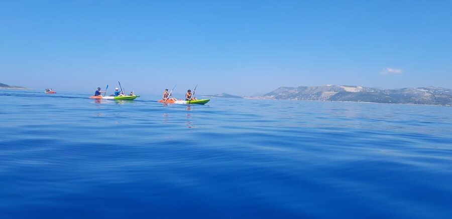 Cavtat: 'Pomalo' Guided Sea Kayaking Tour - The return paddle and changing conditions