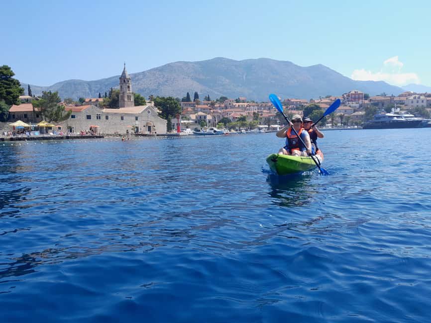 Cavtat: 'Pomalo' Sunset Guided Sea Kayaking Tour - What Pomalo means on the water