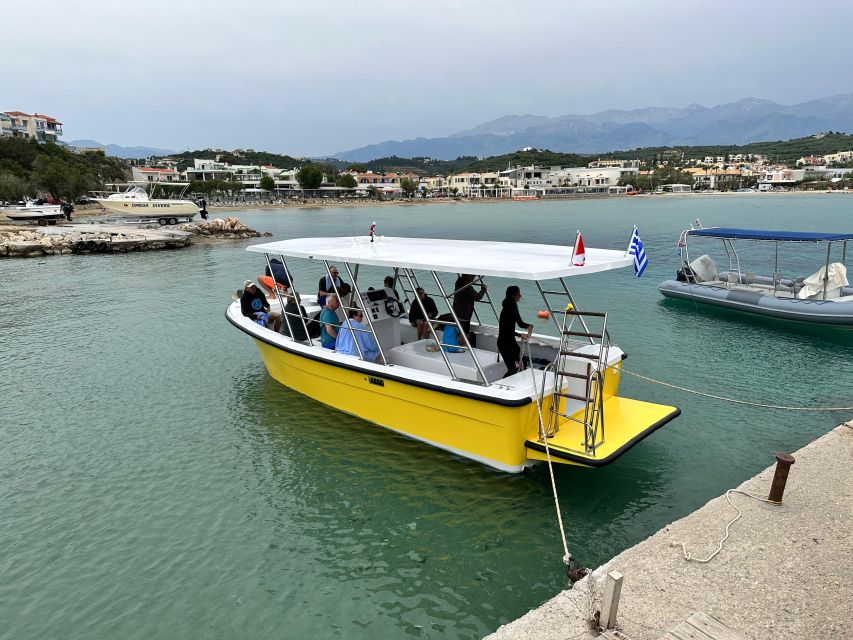 Chania: Boat Trip with Guided Snorkeling & Stand-Up Paddling - Three Stops Along the Coast