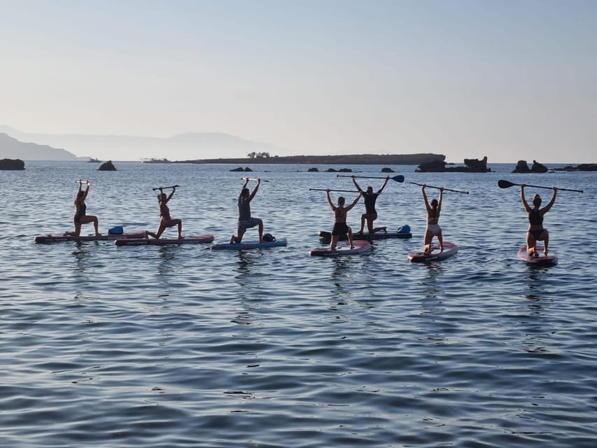 Chania: Morning or Sunset Stand-up Paddleboard Pilates - Weather, water skills, and practical limits