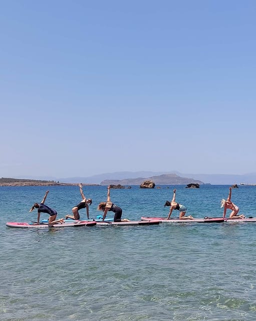 Chania: Morning or Sunset Stand-up Paddleboard Pilates - Choosing between a morning and sunset session