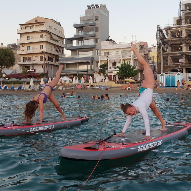 Chania: Morning or Sunset Stand-up Paddleboard Pilates - Is $42 good value for one hour?