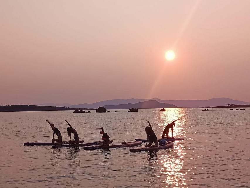 Chania: Morning or Sunset Stand-up Paddleboard Pilates - Arriving at Akti Papanikoli 14