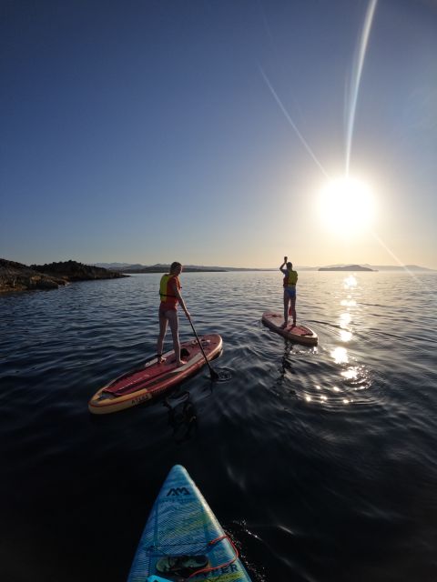 Chania: Stand-up Paddleboard Coastal Sunset Experience - Paddling along Chania’s coast at golden hour