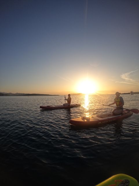Chania: Stand-up Paddleboard Coastal Sunset Experience - Sunset photos from the board