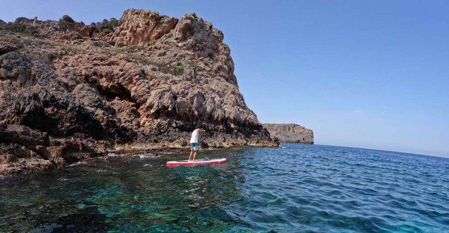 Chania: Stand-up Paddleboard Tour to Lazareta Island - From New Chora Beach to Lazareta Island