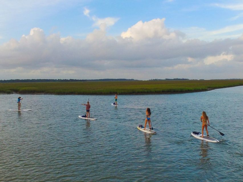 Charleston: Folly Beach Stand Up Paddleboard 2-hour Rental - Paddling out onto the Folly River