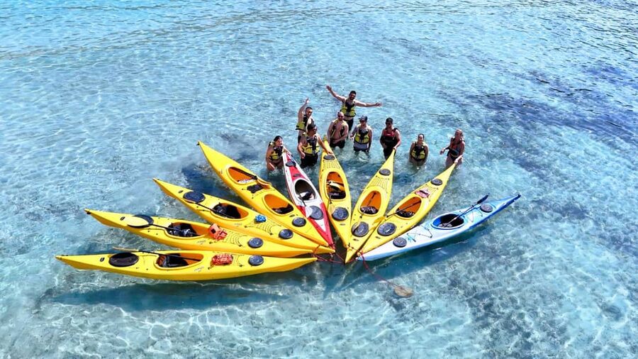 Chia: kayak tour to Tuerredda with snorkeling - What the $77 price gets you