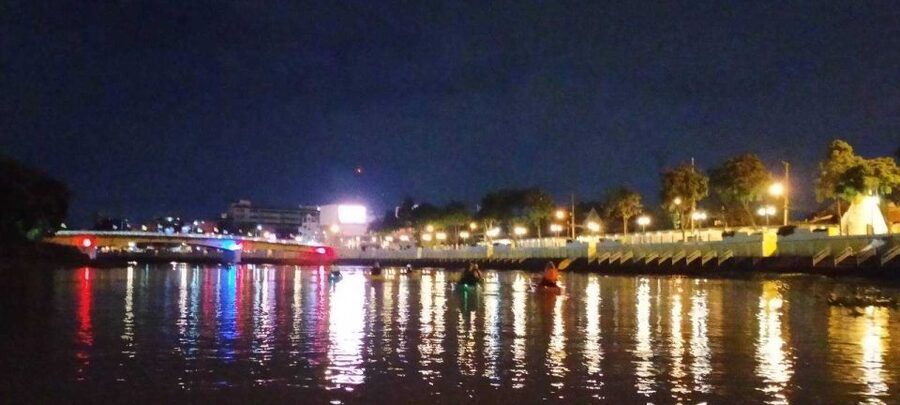Chiang Mai: Ping River Night Kayaking into City Center - The short ride to Wat Taa-Luk