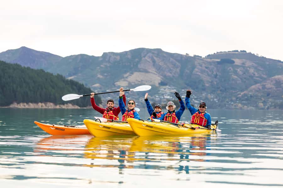 Christchurch: Sea Kayaking Tour of Lyttelton Harbour - From Christchurch to Lyttelton Harbour